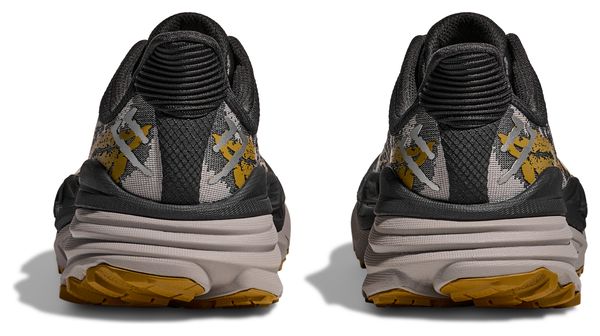 Hoka Stinson 7 Trail Shoes Black/Gray/Orange Men's