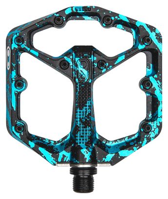 Crankbrothers Stamp 7 Small - Splatter Edition Blue