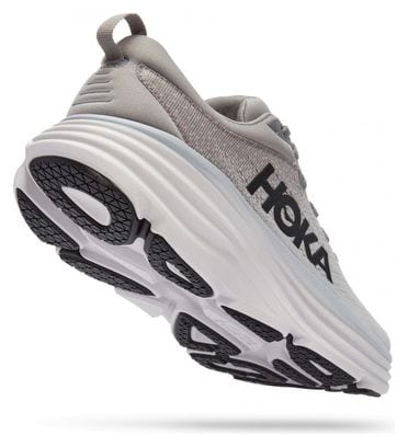 Chaussures Running Hoka Bondi 8 Large Gris