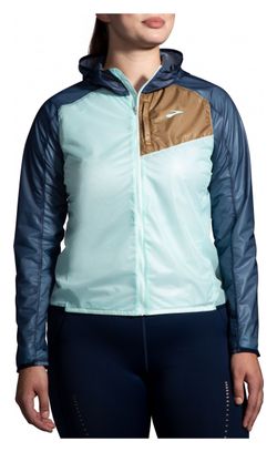 Brooks All Altitude Windbreaker Jacket Blue Women's