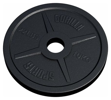 Disques Olympiques en fonte - 50/51 mm - Poids : 10 KG