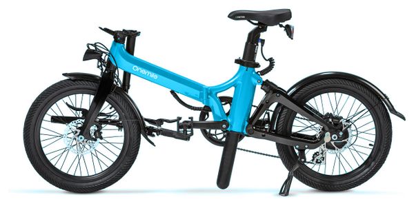 Wiederaufgearbeitetes Produkt - Onemile Nomad Shimano 7V 486Wh 20'' Elektro-Faltfahrrad Blau 2022