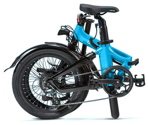 Wiederaufgearbeitetes Produkt - Onemile Nomad Shimano 7V 486Wh 20'' Elektro-Faltfahrrad Blau 2022