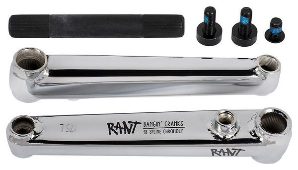 Chrome bmx cranks discount
