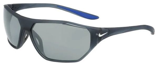Nike Aero Drift Unisex Sunglasses - Silver Mirror Blue