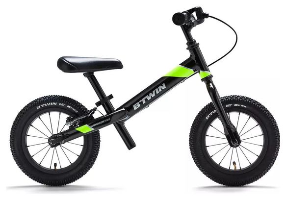 Draisienne Enfant Btwin Runride 900 12 MTB Noir Jaune Alltricks