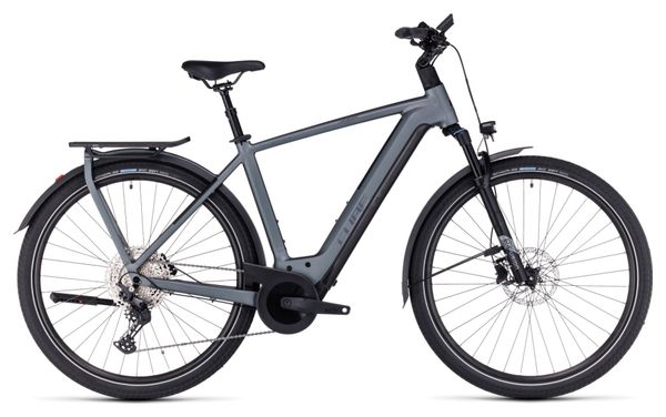 Cube Kathmandu Hybrid Pro 750 Bicicletta elettrica da città Shimano Deore 11S 750 Wh 700 mm Flash Grey 2023