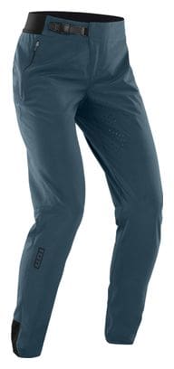 Pantalón de ciclismo de montaña ION Tech Logo para mujer Azul