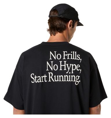 Maglietta Asics Runner Message Graphic nera da uomo