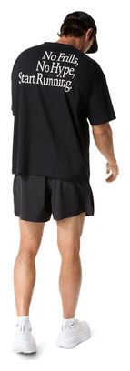 Maglietta Asics Runner Message Graphic nera da uomo