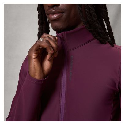 Maillot Manches Longues Endura Loop Ride Violet Homme