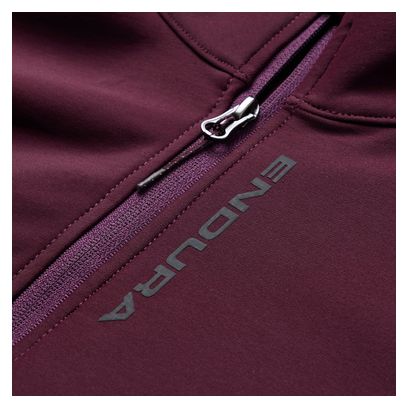 Maillot Manches Longues Endura Loop Ride Violet Homme