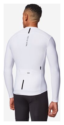 Maillot de manga larga Van Rysel Racer 2 blanco unisex