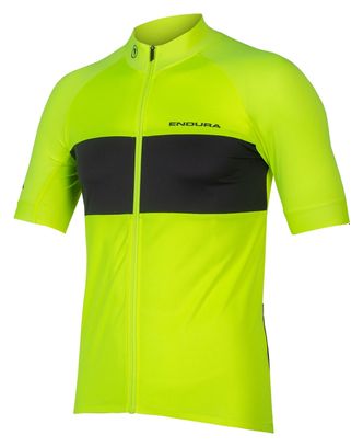 Endura FS260-Pro II HiViz Yellow Short Sleeve Jersey