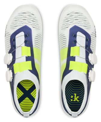 Fizik Vega Carbon Schoenen Wit/Geel Fluo