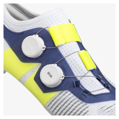 Fizik Vega Carbon Schoenen Wit/Geel Fluo