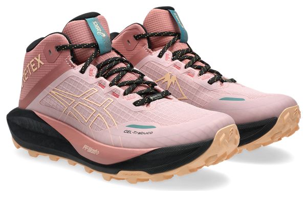 Asics Gel-Trabuco MT GTX Trail Shoes Pink/Black Women's