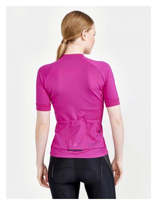 Craft ADV Endur Pink Women's Short Sleeve Jersey