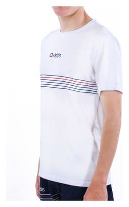 Oxsitis BBR White Blue short sleeve jersey