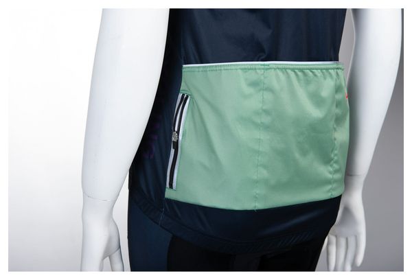 XLC JE-W07 Windjack Donkerblauw Mintgroen Lila