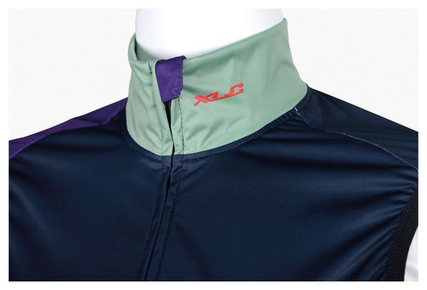XLC JE-W07 Windjack Donkerblauw Mintgroen Lila