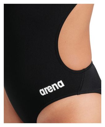 Costume da bagno a 1 pezzo Arena Team Challenge Back Solid Donna Nero