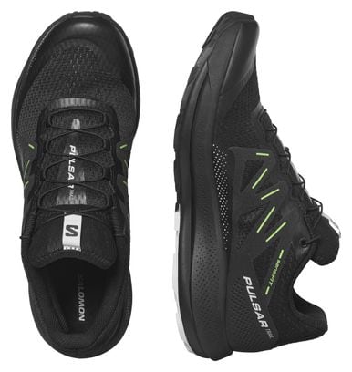 Chaussures de Trail Salomon Pulsar Trail Noir/Vert