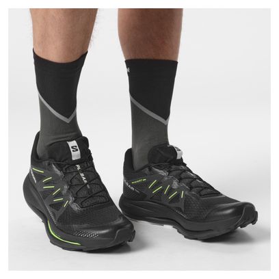 Chaussures de Trail Salomon Pulsar Trail Noir/Vert