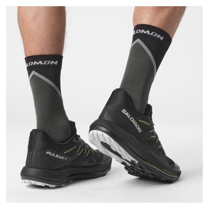 Chaussures de Trail Salomon Pulsar Trail Noir/Vert