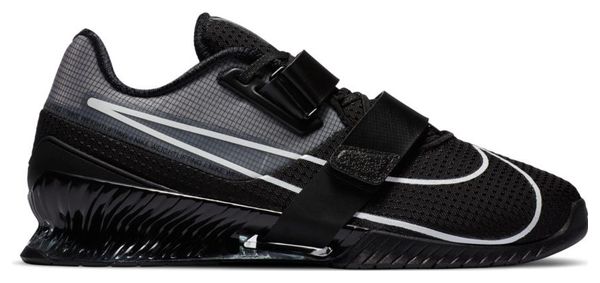 Producto Reacondicionado - Par de Zapatillas de Halterofilia Nike Romaleos 4 Negras Unisex