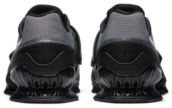Producto Reacondicionado - Par de Zapatillas de Halterofilia Nike Romaleos 4 Negras Unisex