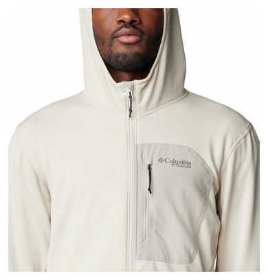 Vellón con capucha Columbia Triple Canyon Grid Blanco
