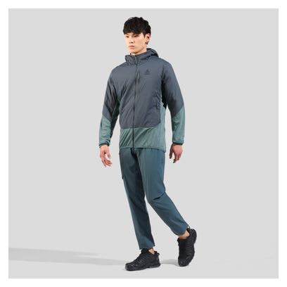 Odlo Ascent Hybrid Jacket Grau/Blau
