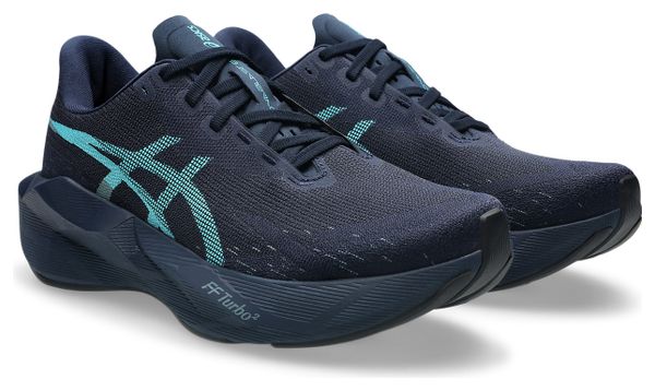 Zapatillas de running Asics Novablast 6 azul para hombre. EMBARGO 01/07/2026