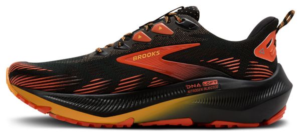 Scarpe da trail Brooks Ghost Trail Nero/Rosso/Arancione da uomo