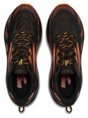 Scarpe da trail Brooks Ghost Trail Nero/Rosso/Arancione da uomo