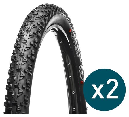 Hutchinson Rock II 26'' Set of 2 MTB Tires Tubetype Wired