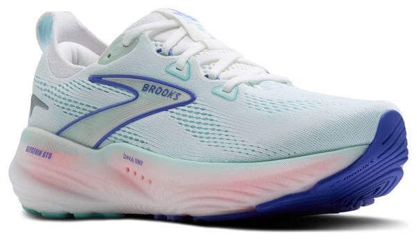 Brooks Glycerin GTS 22 Laufschuhe Weiß/Blau/Pink Damen