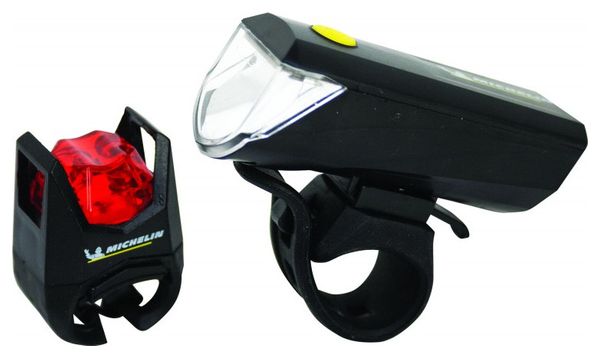 Michelin Front and Rear Lights Black