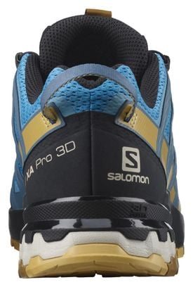 Chaussures de Trail Salomon Xa Pro 3D V8 Bleu Jaune Homme