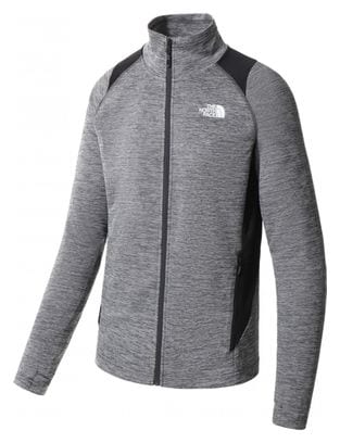The North Face Athletic Outdoor Full Zip Fleece grigio da uomo