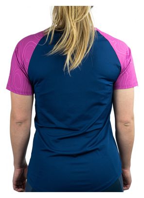 Oxsitis Origin Women's Short Sleeve Jersey Zwart Roze