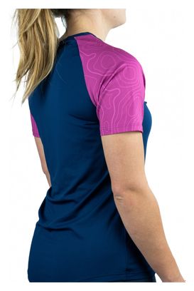 Oxsitis Origin Women's Short Sleeve Jersey Zwart Roze