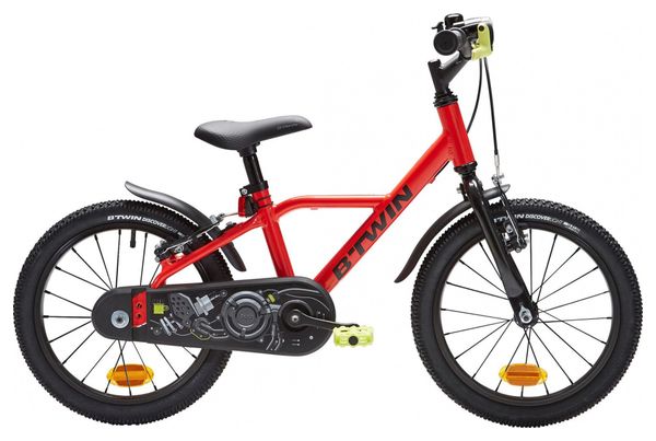 B Twin 900 Alu Racing 16 Bicicleta para ninos Rojo 4 6 anos Alltricks.es