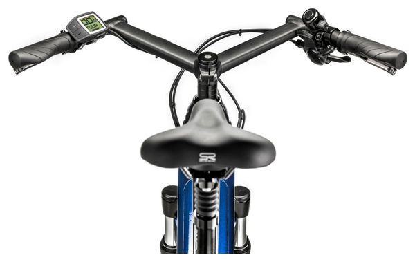 Vélo de Ville Électrique Moustache Samedi 28.2 Shimano Altus 9V 500 Wh 700mm Bleu Nuit 2023