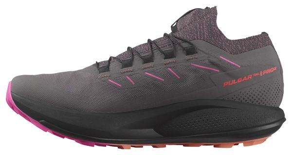 Chaussures de Trail Femme Salomon Pulsar Trail Pro 2 Gris/Rose