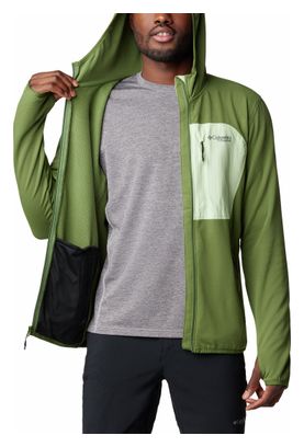 Columbia Triple Canyon Grid Hooded Fleece Groen