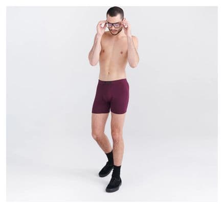 SAXX Ultra Super Soft Fly Boxer 3er Pack Schwarz Grau Bordeaux Herren