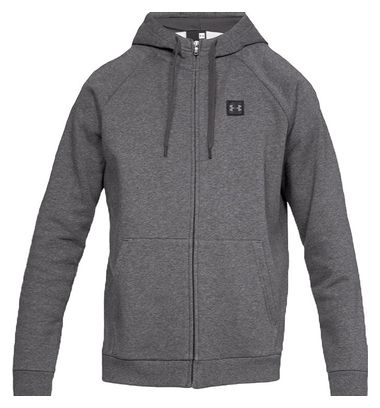 Under Armour Rival Fleece Fz Hoodie 1320737-020 Homme sweat-shirts Gris