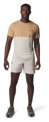 Columbia Herren Graphic Cirque River Pro Beige Technisches T-Shirt